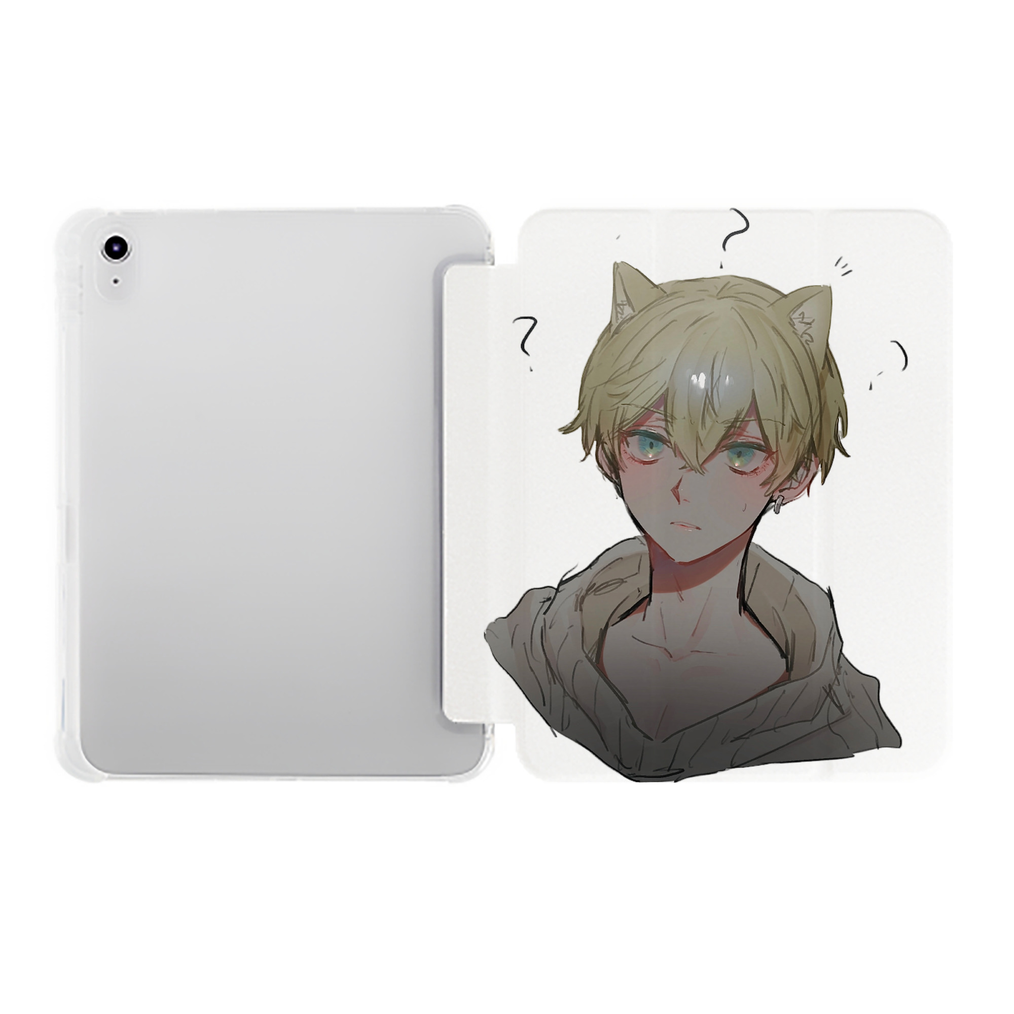 （画像用） 東京リベンジャーズ Tokyo Revengers IPad ケース ペン収納付き 三つ折りスタンド PUレザー×シリコン 対応機種9.5/10.5/10.9インチ